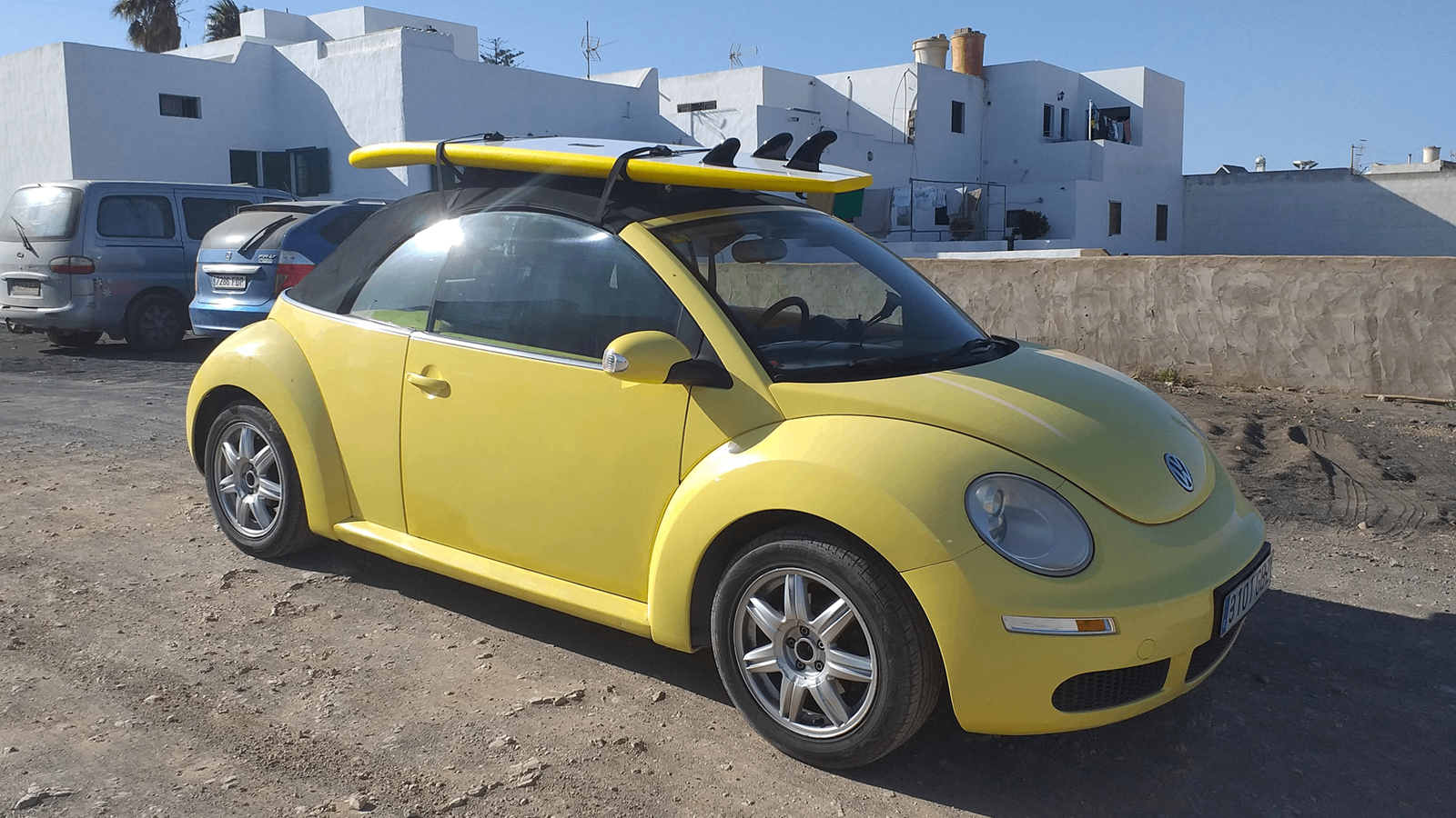 Volkswagen New Beetle Cabrio que utilicé en Canarias desde 2020