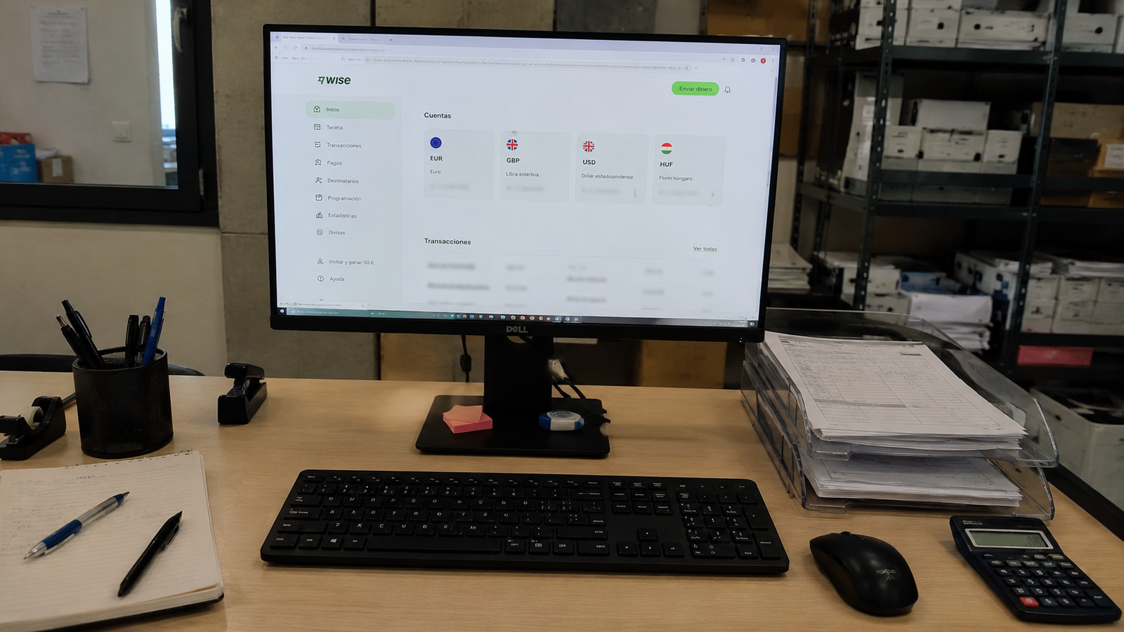 Wise como cuenta multidivisa para gestionar dinero y diferentes monedas